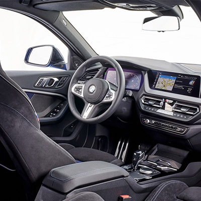 Interieur van de BMW 1 Serie
